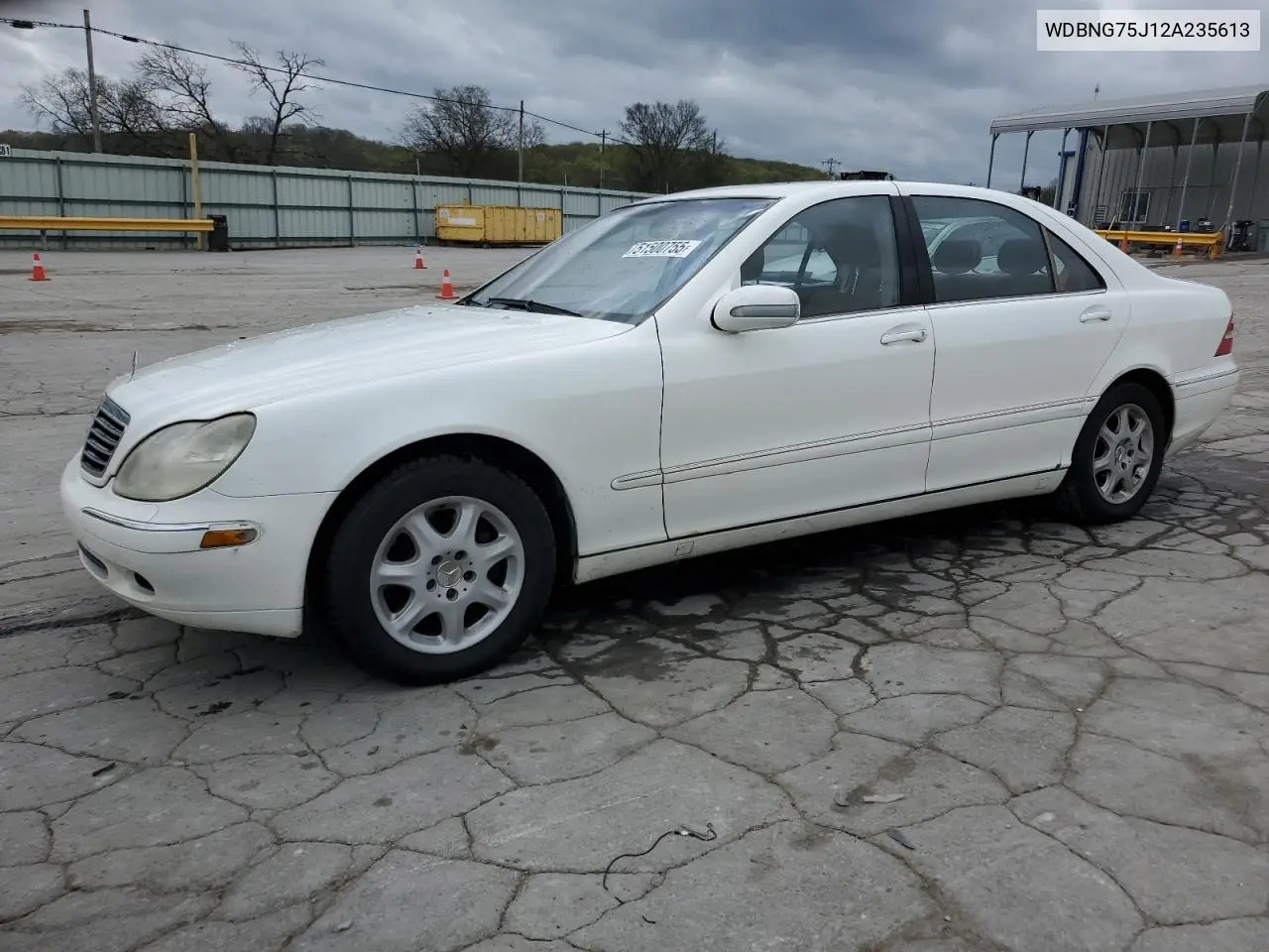 2002 Mercedes-Benz S 500 VIN: WDBNG75J12A235613 Lot: 51500755