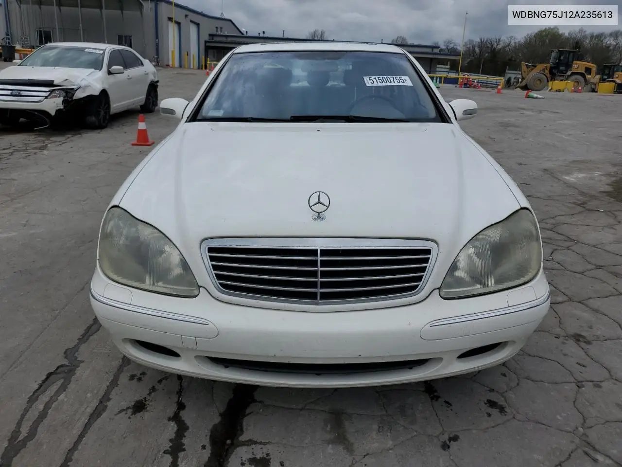 2002 Mercedes-Benz S 500 VIN: WDBNG75J12A235613 Lot: 51500755