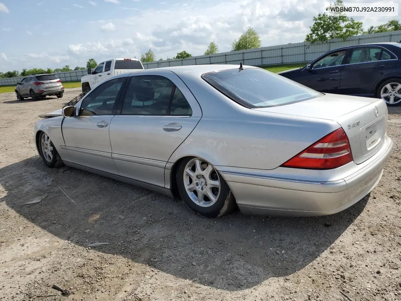 2002 Mercedes-Benz S 430 VIN: WDBNG70J92A230991 Lot: 54733995