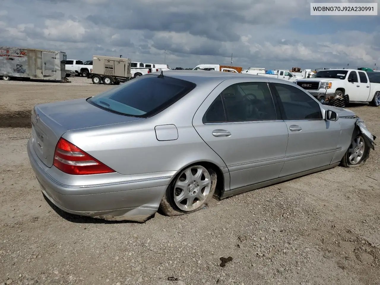 2002 Mercedes-Benz S 430 VIN: WDBNG70J92A230991 Lot: 54733995