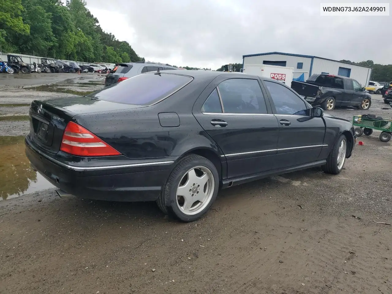 2002 Mercedes-Benz S 55 Amg VIN: WDBNG73J62A249901 Lot: 55317585
