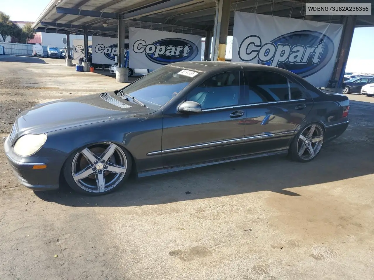 2002 Mercedes-Benz S 55 Amg VIN: WDBNG73J82A236356 Lot: 55694985
