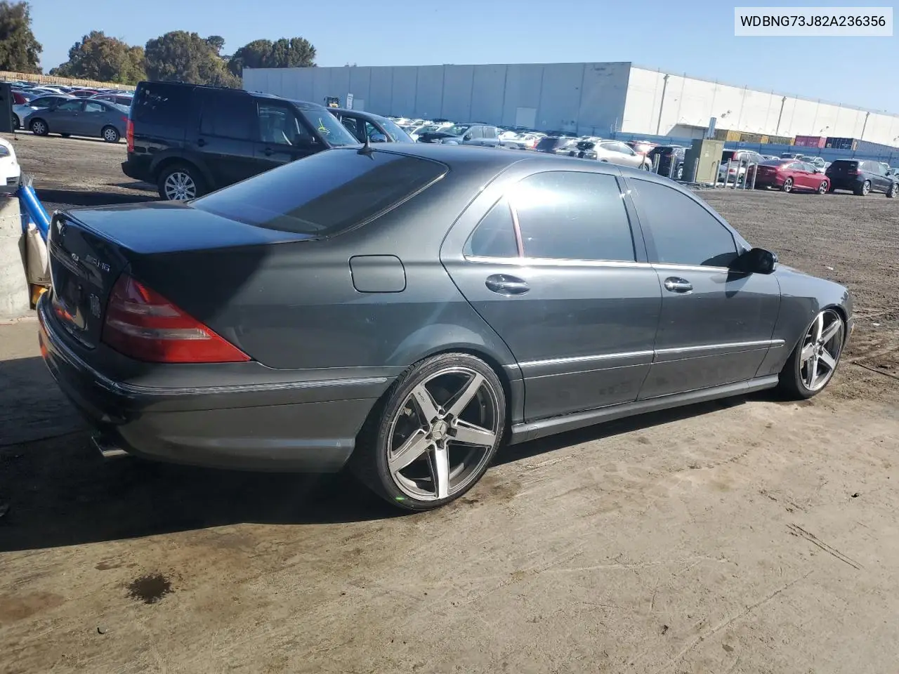 2002 Mercedes-Benz S 55 Amg VIN: WDBNG73J82A236356 Lot: 55694985