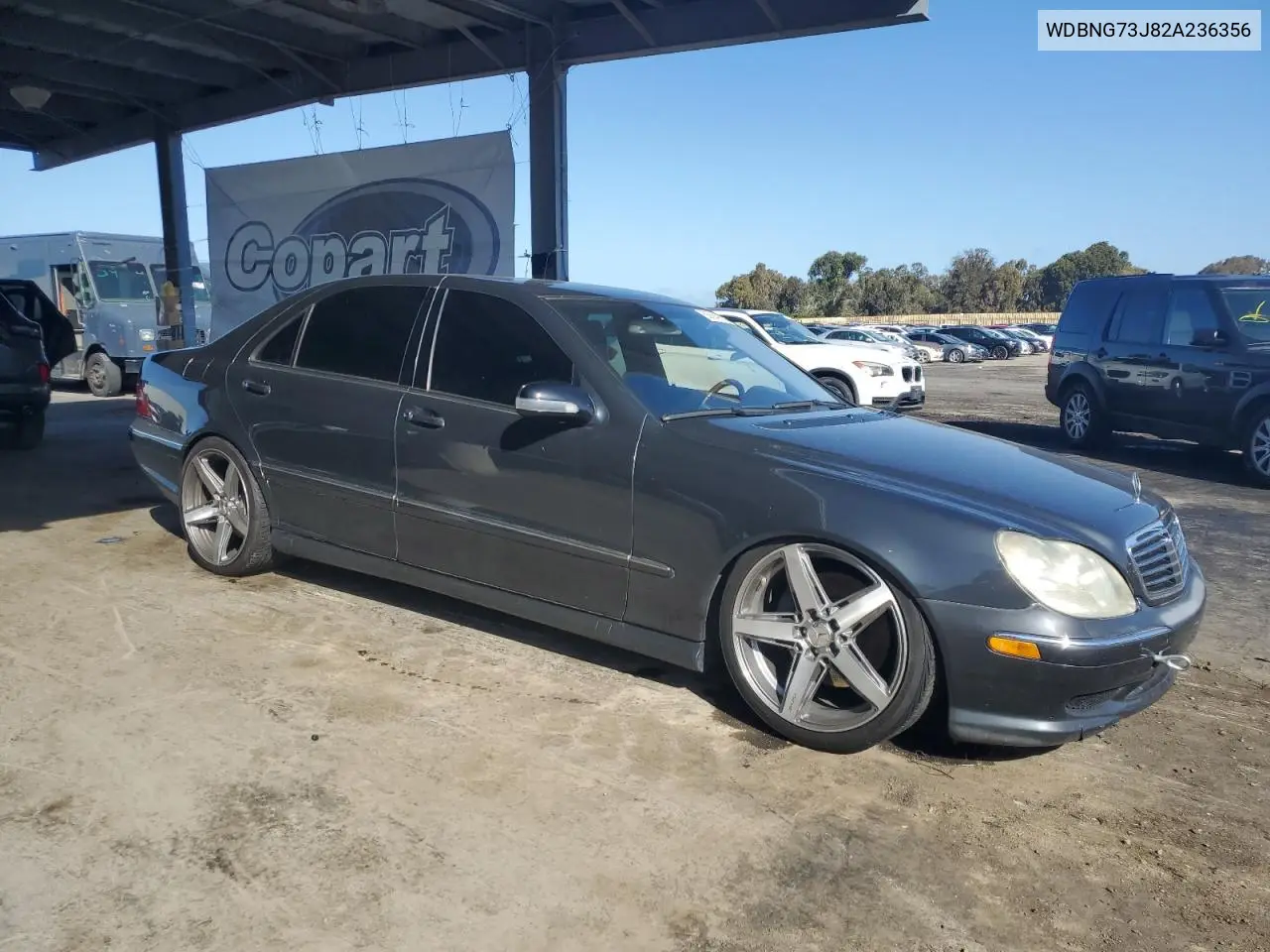 2002 Mercedes-Benz S 55 Amg VIN: WDBNG73J82A236356 Lot: 55694985