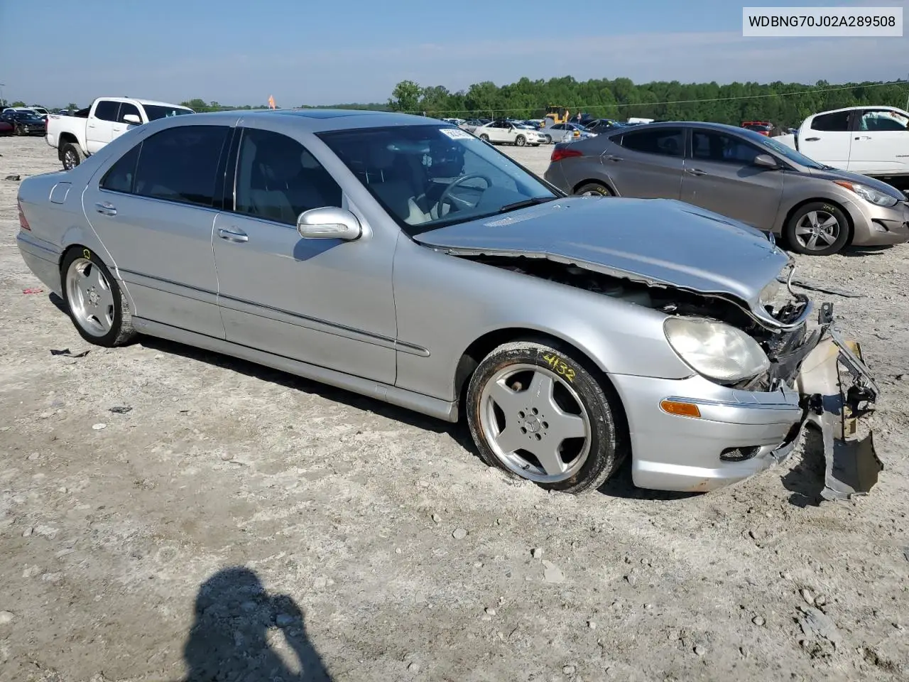 2002 Mercedes-Benz S 430 VIN: WDBNG70J02A289508 Lot: 56214015