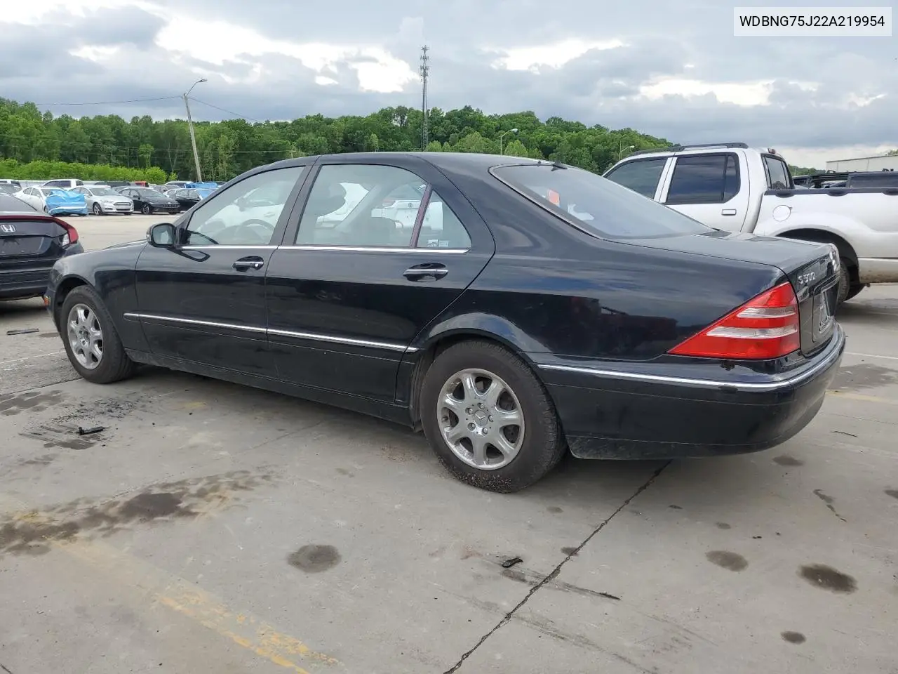 2002 Mercedes-Benz S 500 VIN: WDBNG75J22A219954 Lot: 56286855