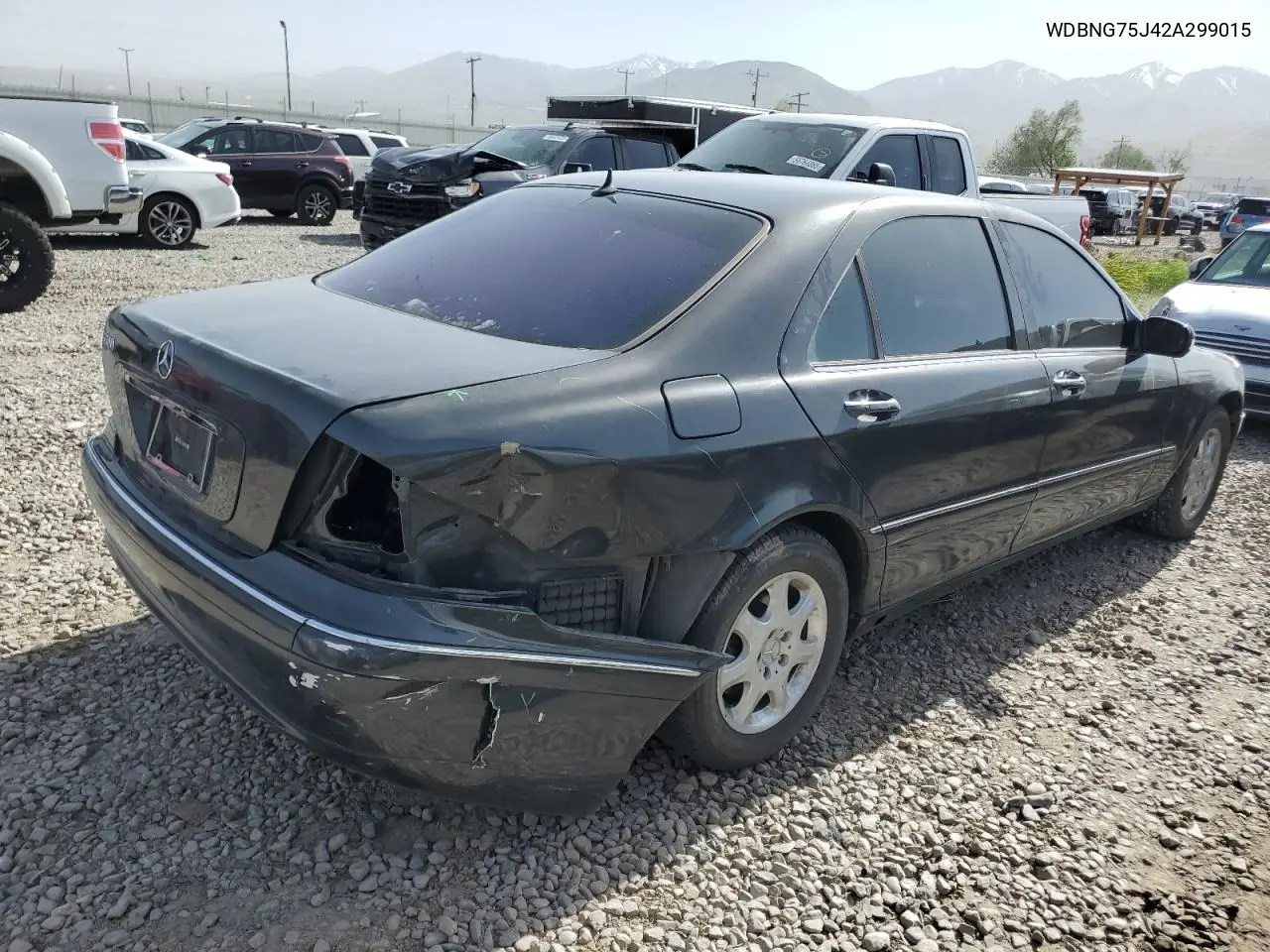 2002 Mercedes-Benz S 500 VIN: WDBNG75J42A299015 Lot: 56361665