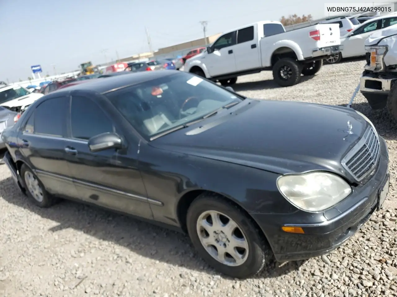 2002 Mercedes-Benz S 500 VIN: WDBNG75J42A299015 Lot: 56361665