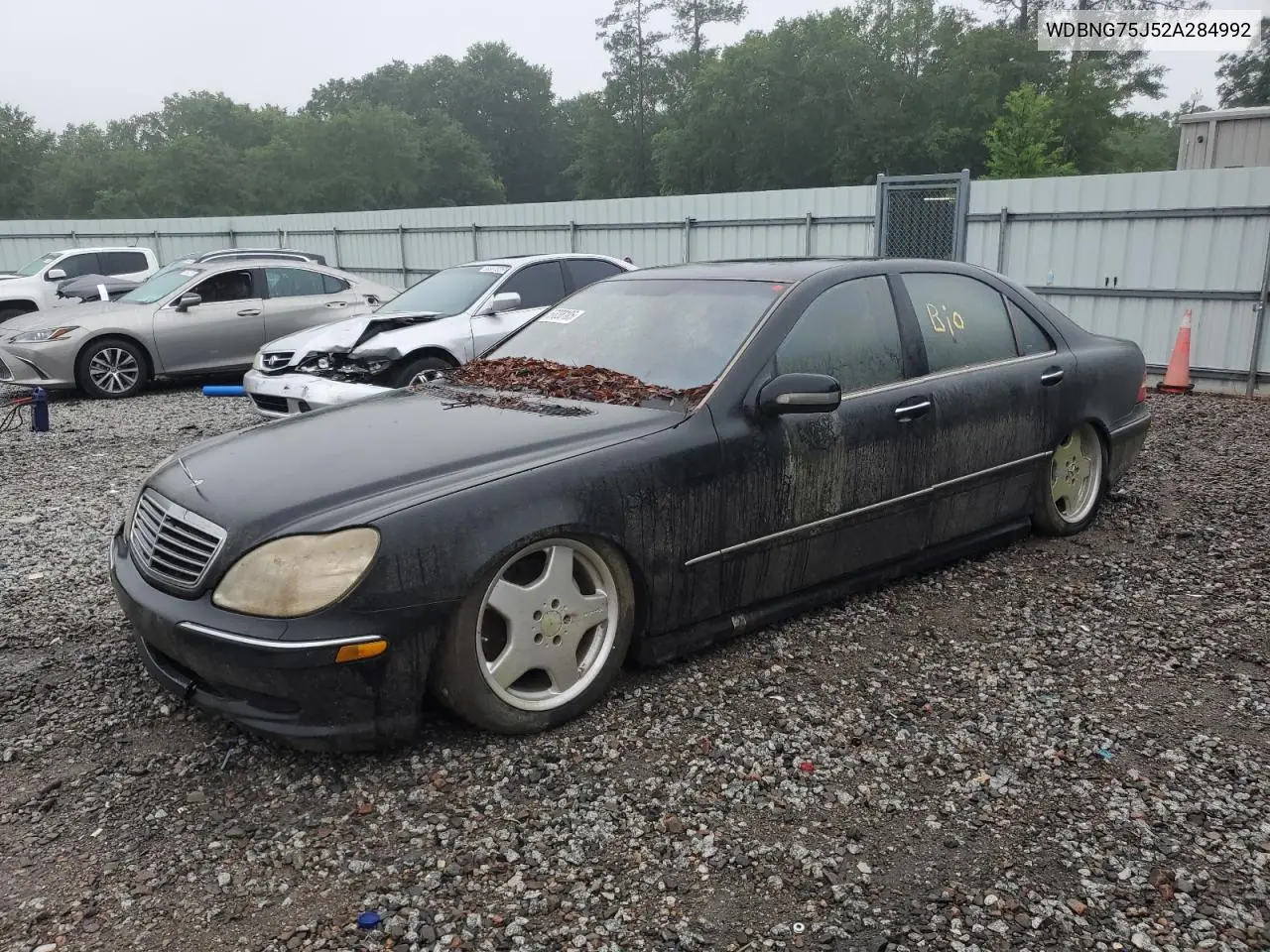 2002 Mercedes-Benz S 500 VIN: WDBNG75J52A284992 Lot: 57038105