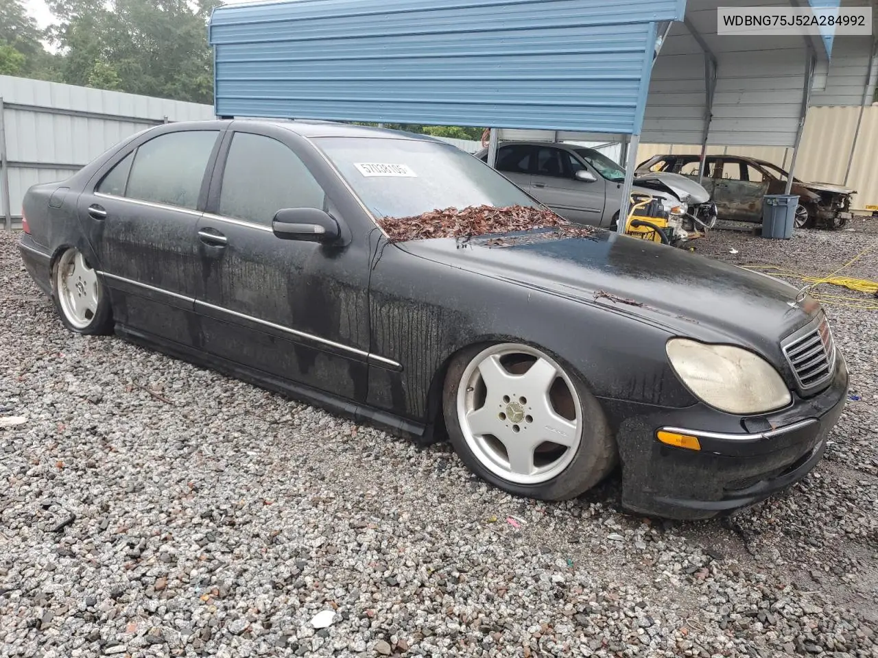 2002 Mercedes-Benz S 500 VIN: WDBNG75J52A284992 Lot: 57038105