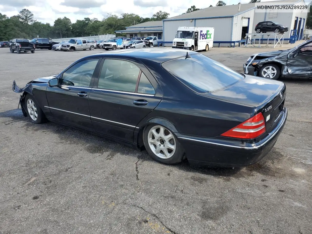 2002 Mercedes-Benz S 500 VIN: WDBNG75J92A289239 Lot: 59052135