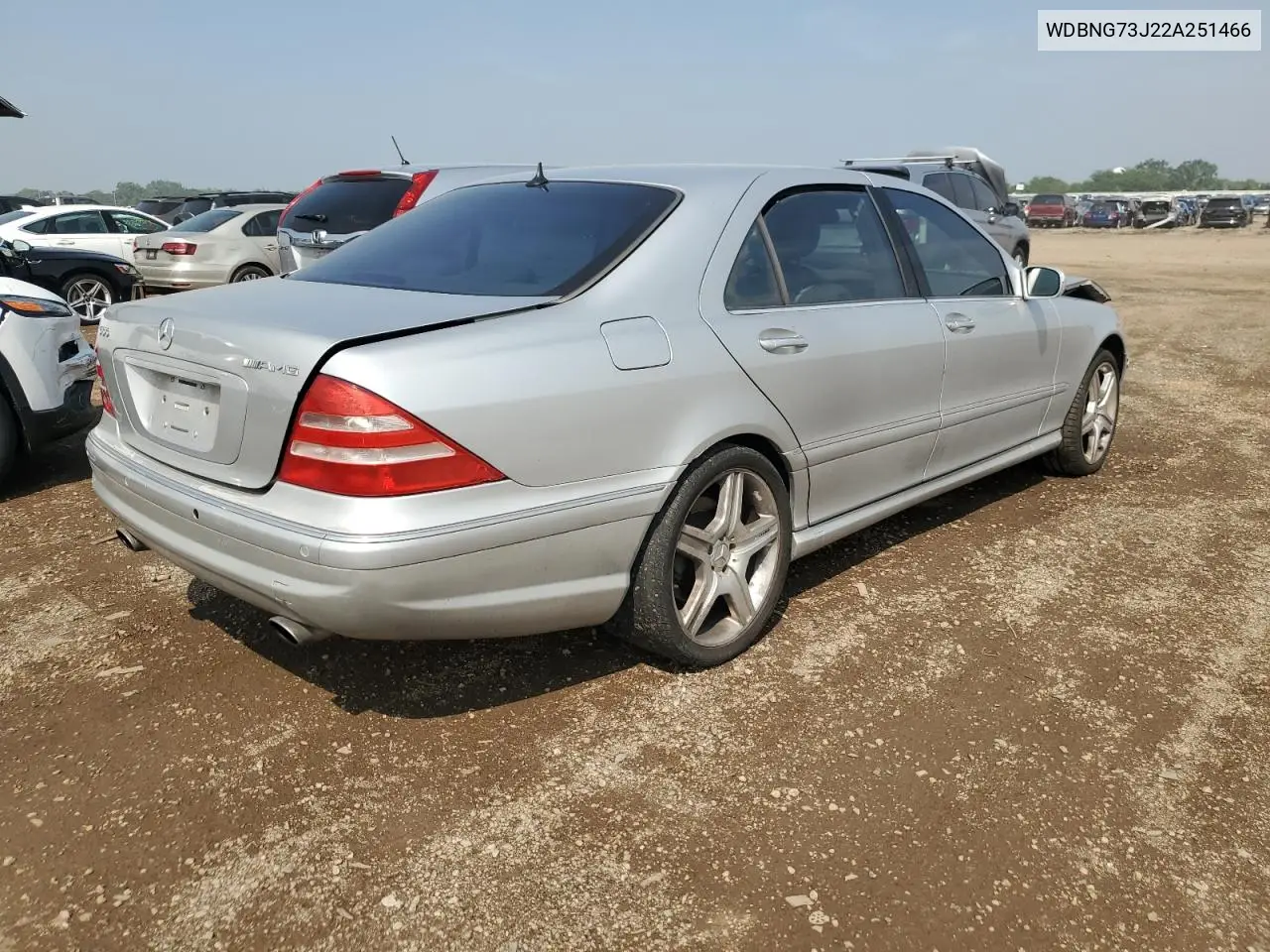 2002 Mercedes-Benz S 55 Amg VIN: WDBNG73J22A251466 Lot: 59302835