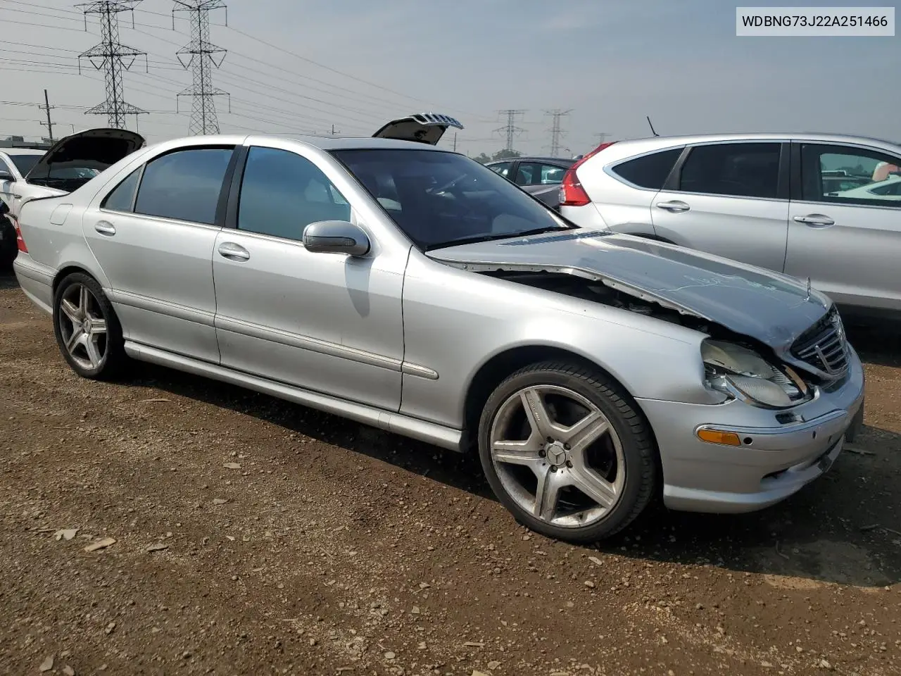 2002 Mercedes-Benz S 55 Amg VIN: WDBNG73J22A251466 Lot: 59302835