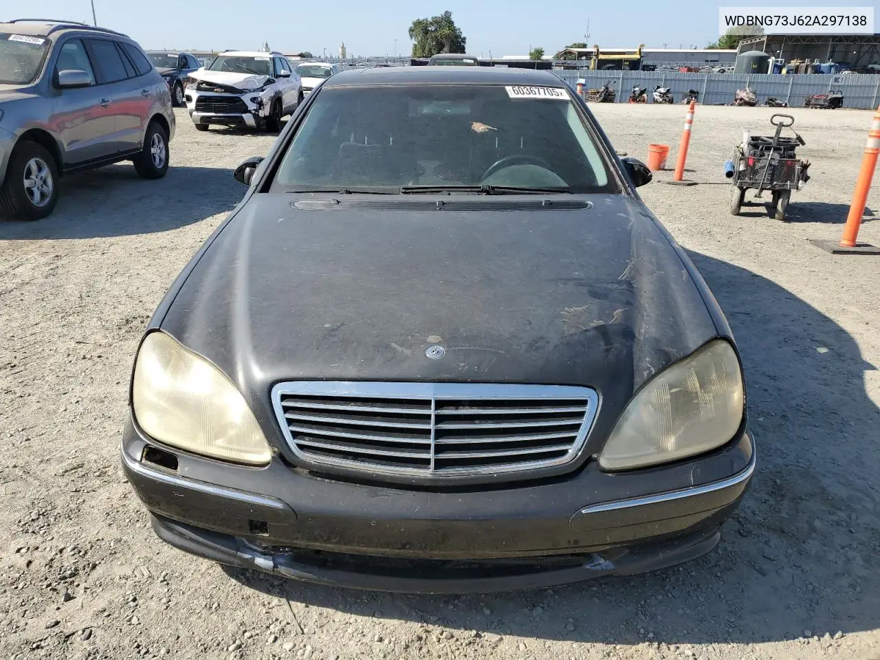 2002 Mercedes-Benz S 55 Amg VIN: WDBNG73J62A297138 Lot: 60367705