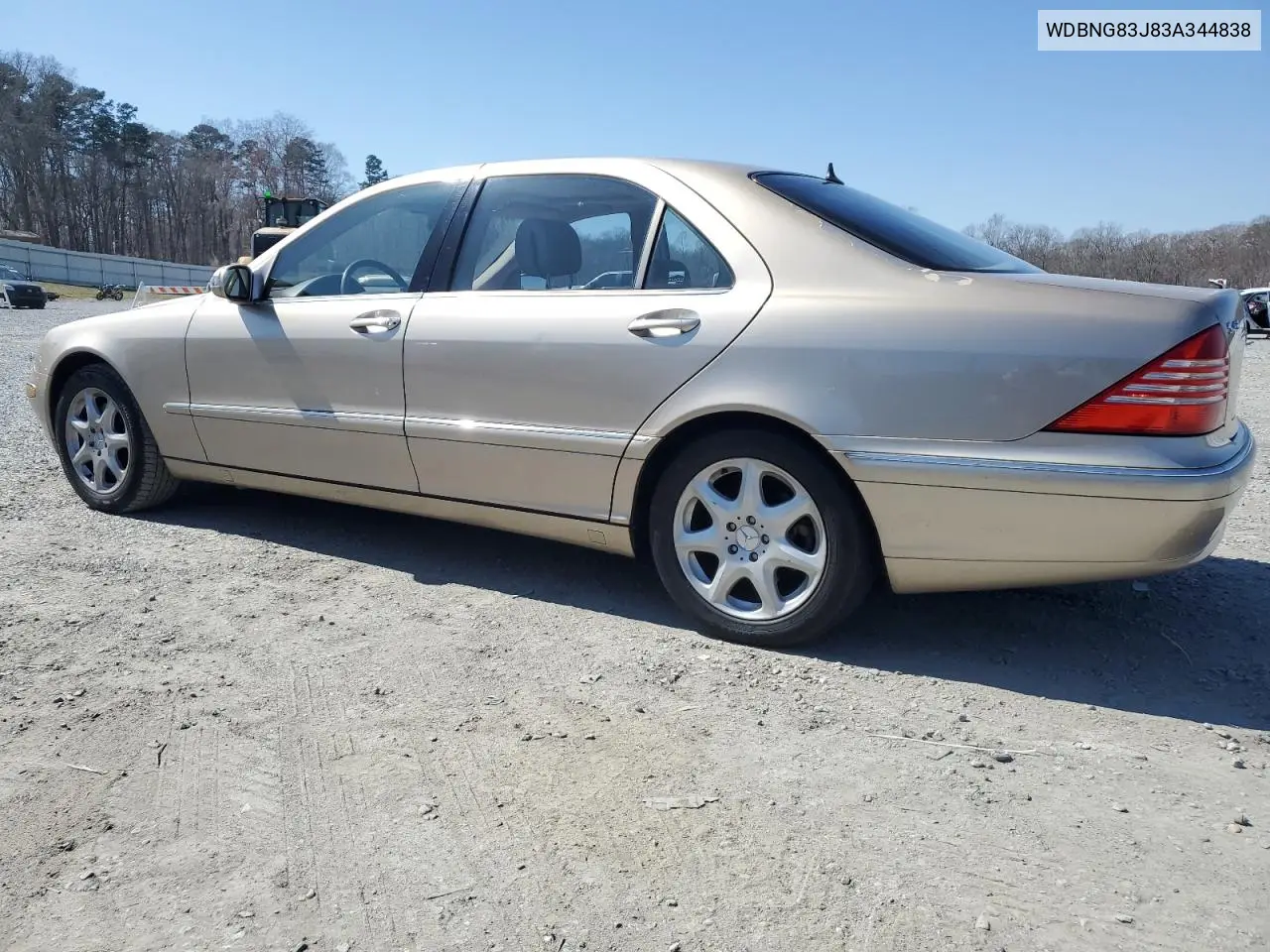 2003 Mercedes-Benz S 430 4Matic VIN: WDBNG83J83A344838 Lot: 48976625