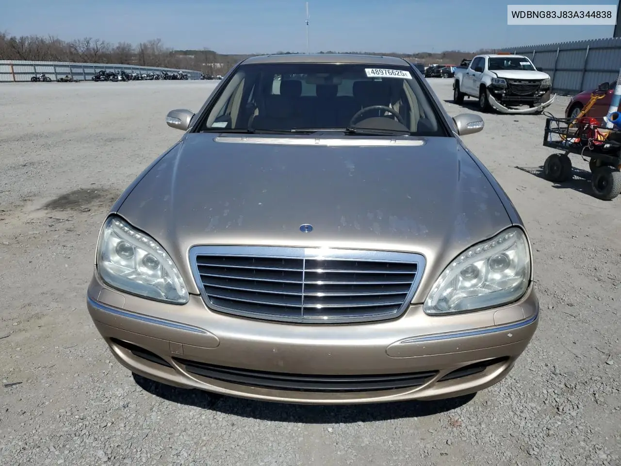 2003 Mercedes-Benz S 430 4Matic VIN: WDBNG83J83A344838 Lot: 48976625