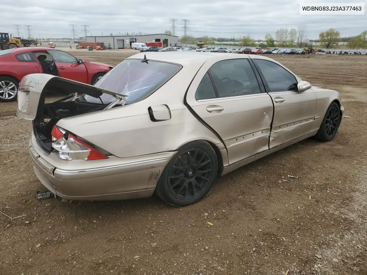 2003 Mercedes-Benz S 430 4Matic VIN: WDBNG83J23A377463 Lot: 55434155