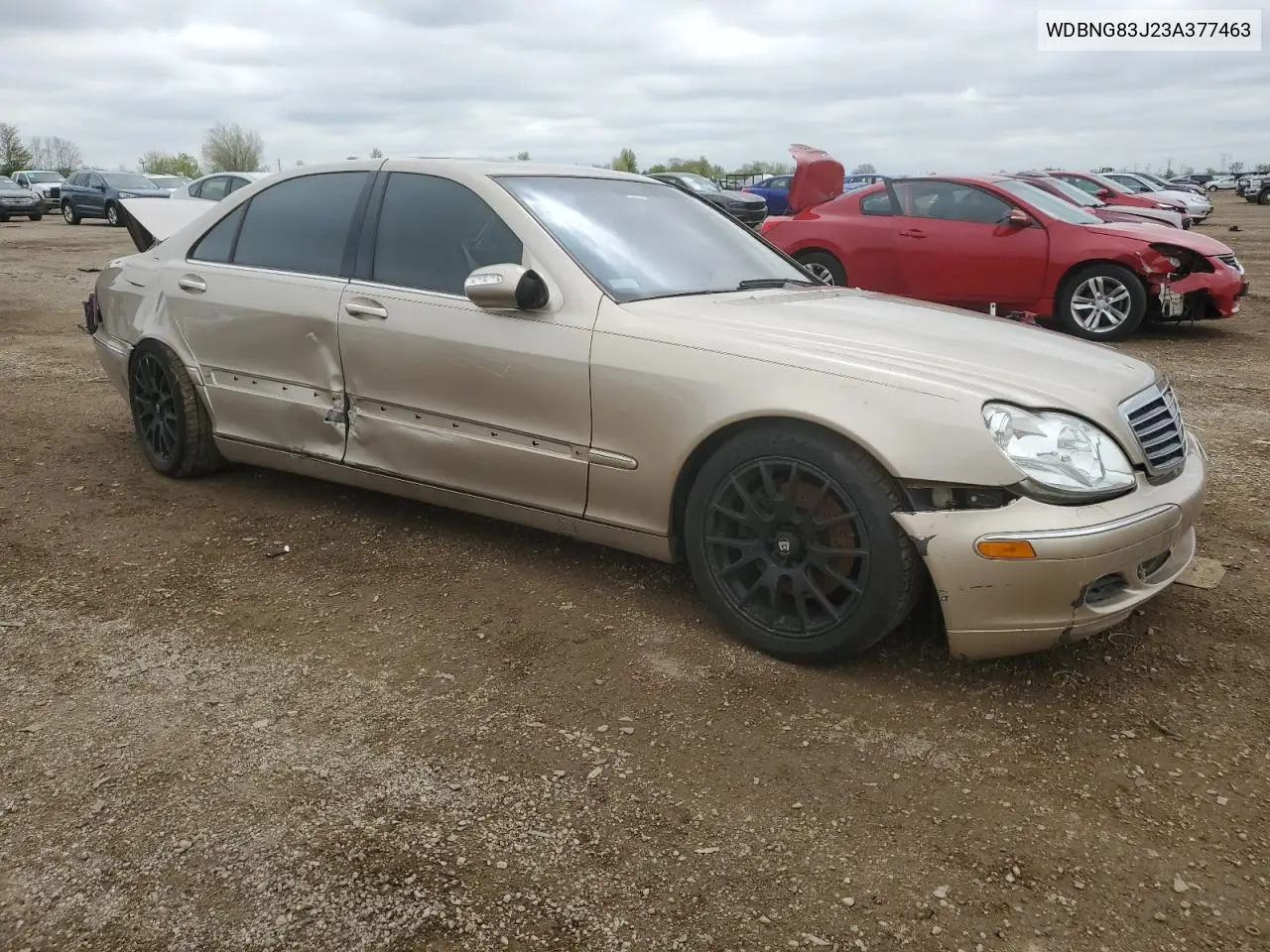 2003 Mercedes-Benz S 430 4Matic VIN: WDBNG83J23A377463 Lot: 55434155