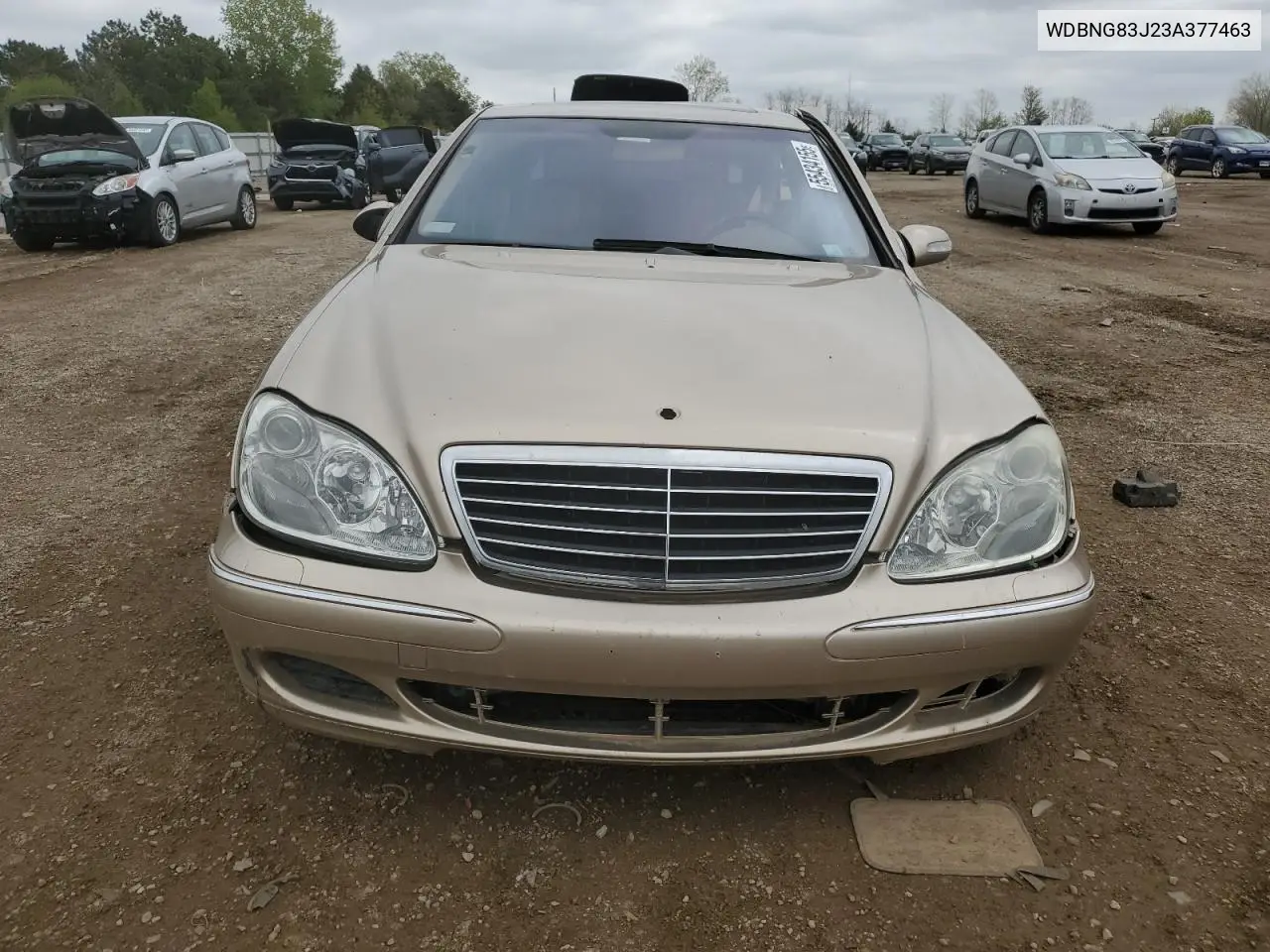 2003 Mercedes-Benz S 430 4Matic VIN: WDBNG83J23A377463 Lot: 55434155