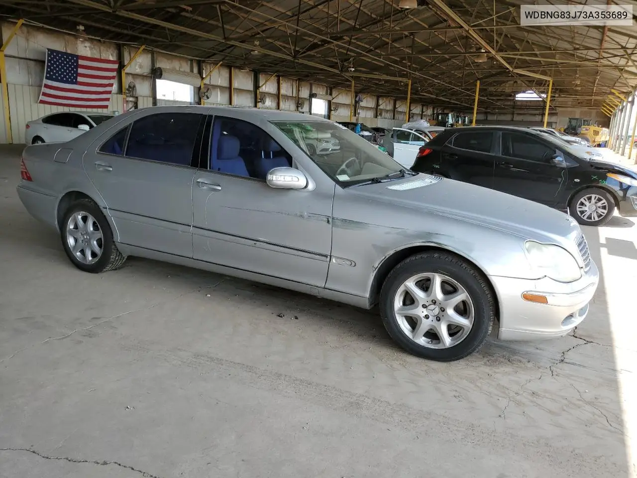 2003 Mercedes-Benz S 430 4Matic VIN: WDBNG83J73A353689 Lot: 58389515