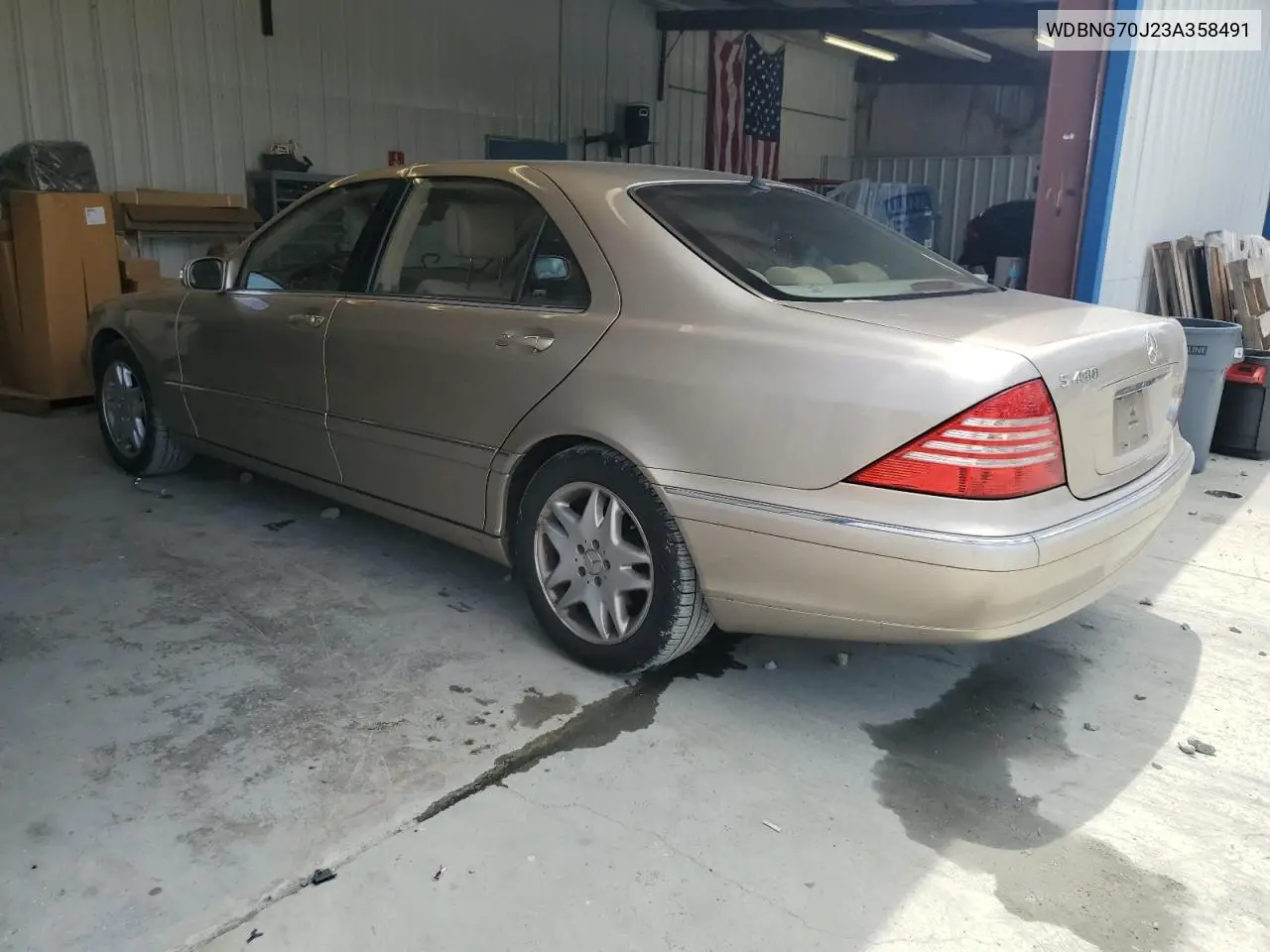 2003 Mercedes-Benz S 430 VIN: WDBNG70J23A358491 Lot: 59743965