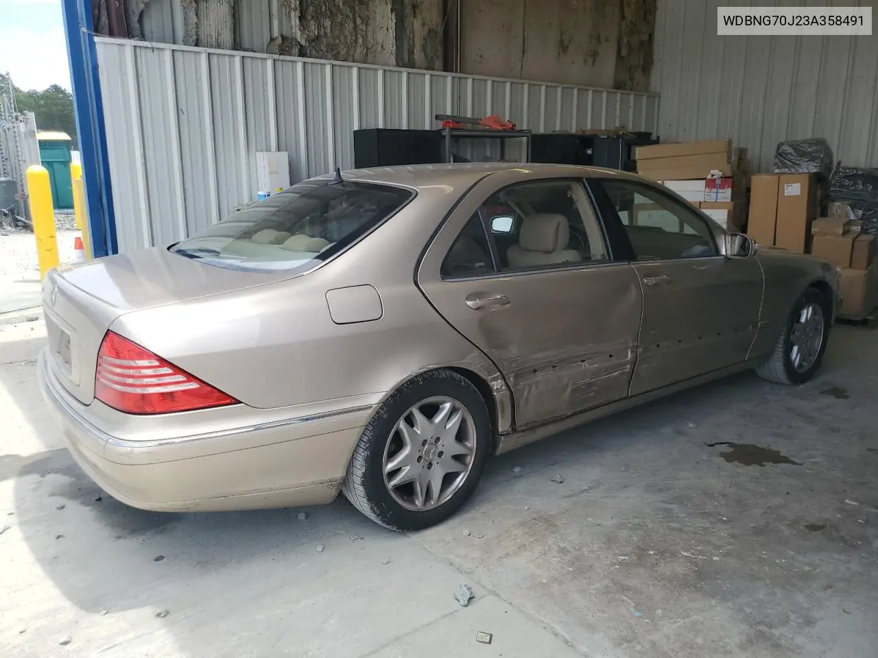 2003 Mercedes-Benz S 430 VIN: WDBNG70J23A358491 Lot: 59743965