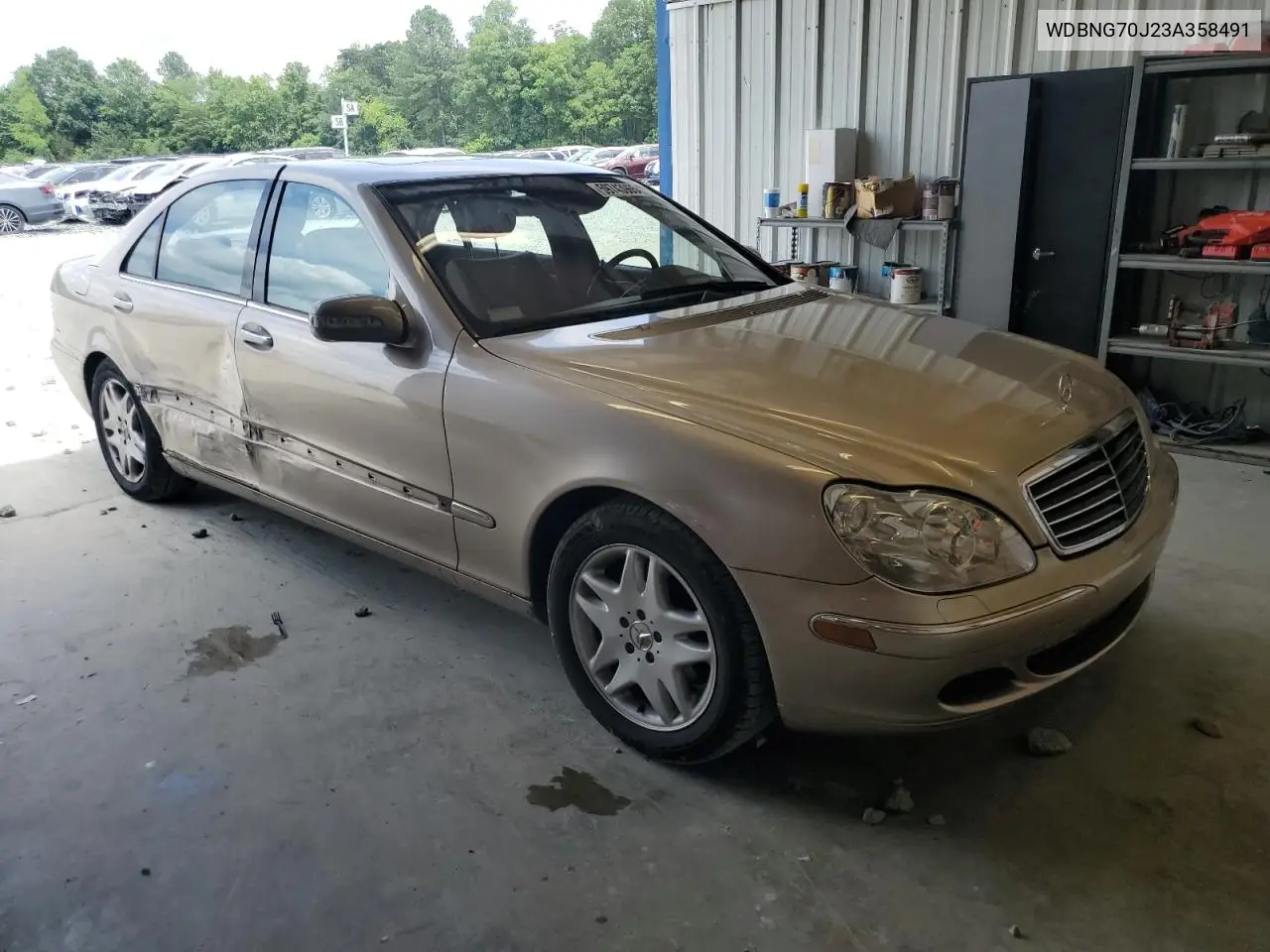 2003 Mercedes-Benz S 430 VIN: WDBNG70J23A358491 Lot: 59743965