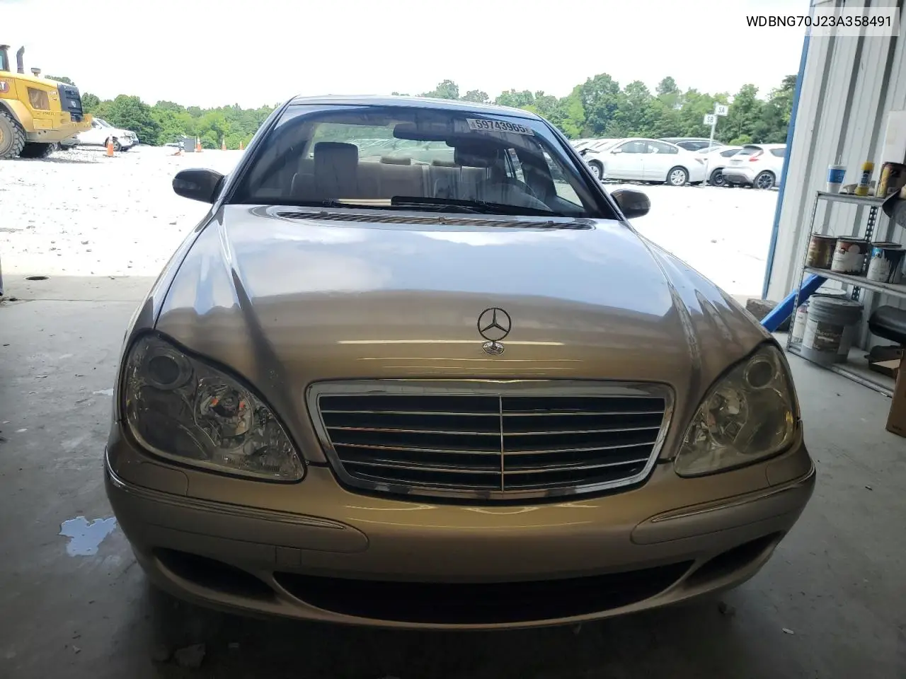 2003 Mercedes-Benz S 430 VIN: WDBNG70J23A358491 Lot: 59743965