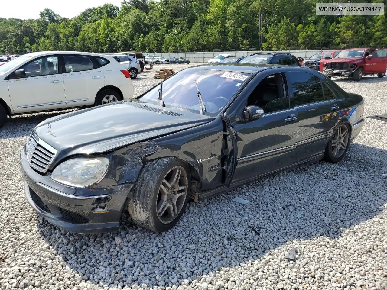 2003 Mercedes-Benz S 55 Amg VIN: WDBNG74J23A379447 Lot: 60288775