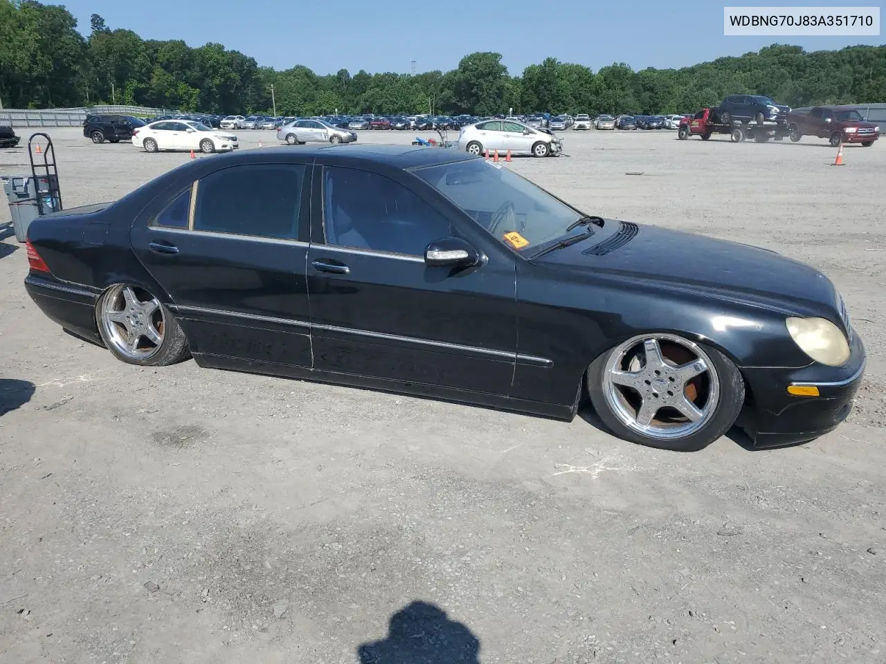 2003 Mercedes-Benz S 430 VIN: WDBNG70J83A351710 Lot: 60496365