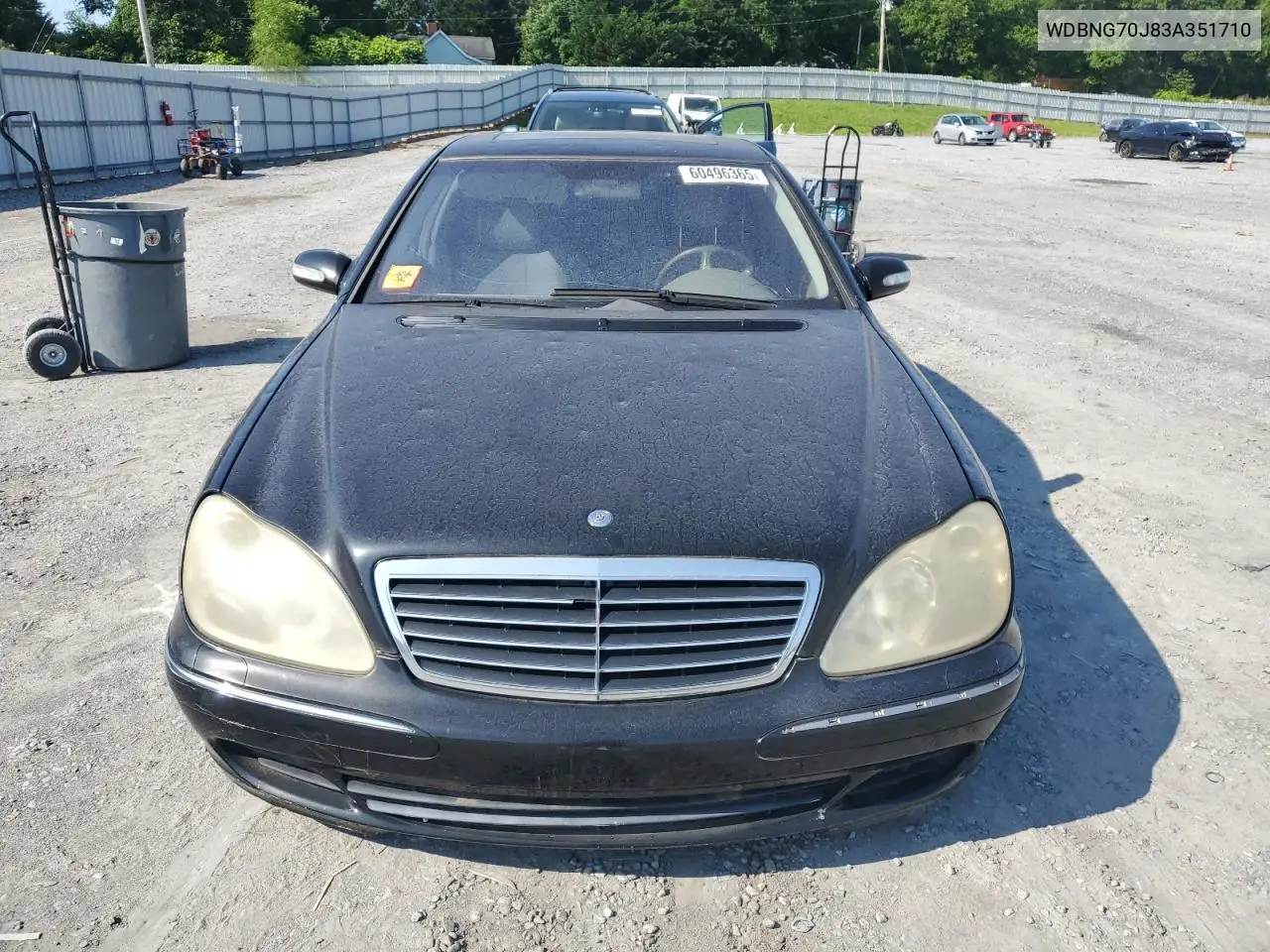 2003 Mercedes-Benz S 430 VIN: WDBNG70J83A351710 Lot: 60496365