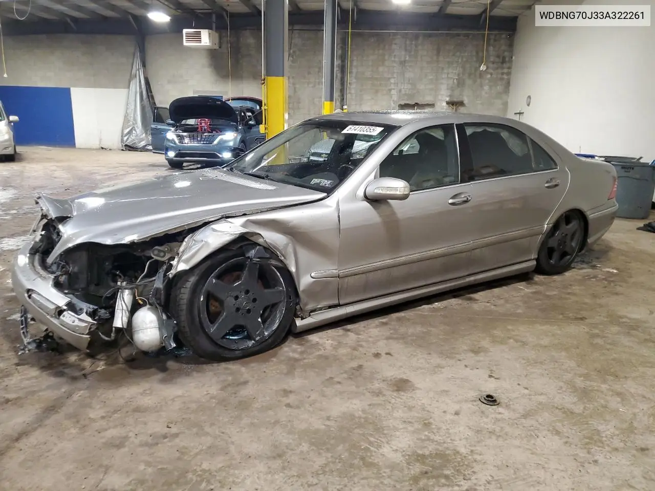 2003 Mercedes-Benz S 430 VIN: WDBNG70J33A322261 Lot: 61410355