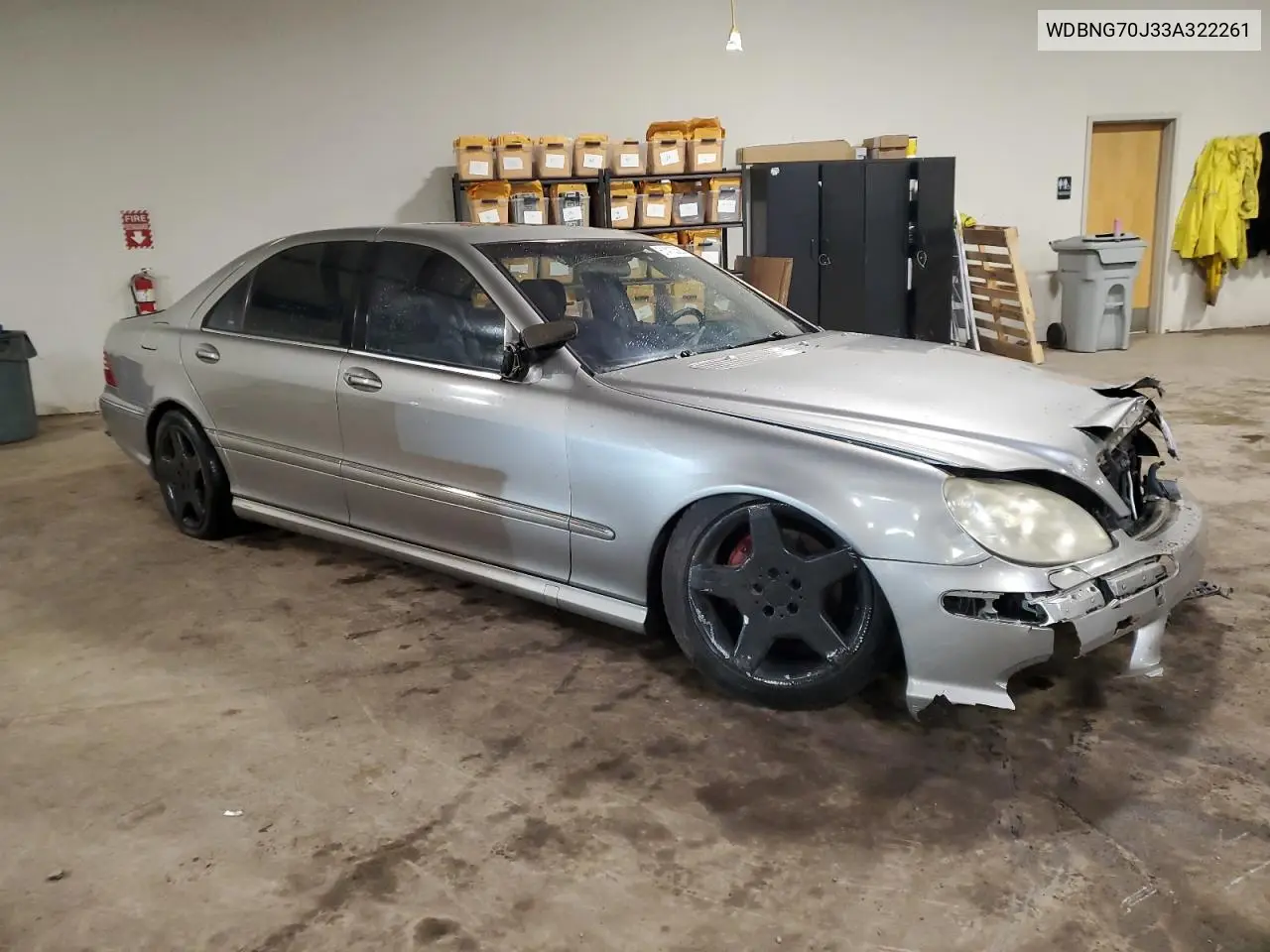 2003 Mercedes-Benz S 430 VIN: WDBNG70J33A322261 Lot: 61410355