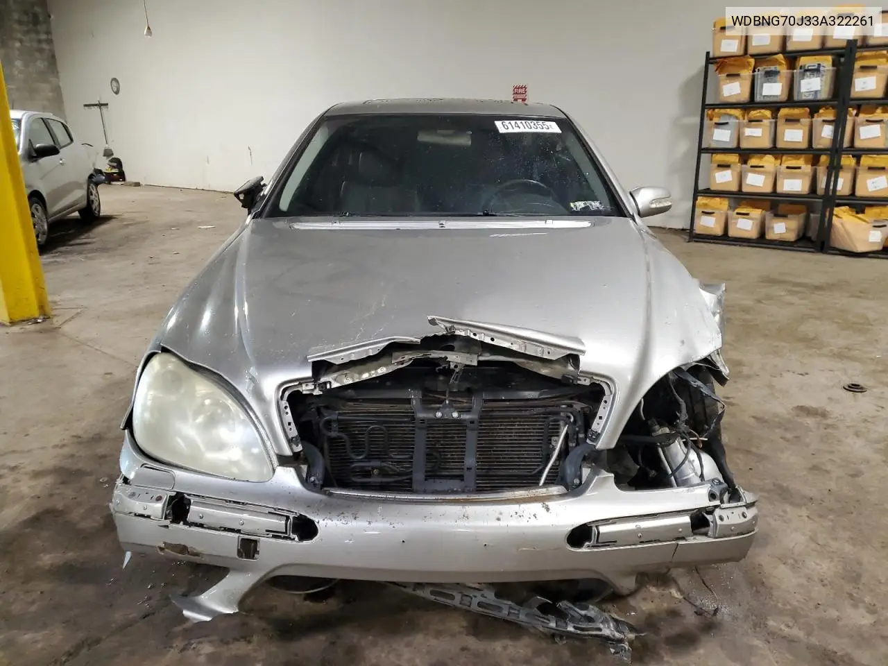 2003 Mercedes-Benz S 430 VIN: WDBNG70J33A322261 Lot: 61410355