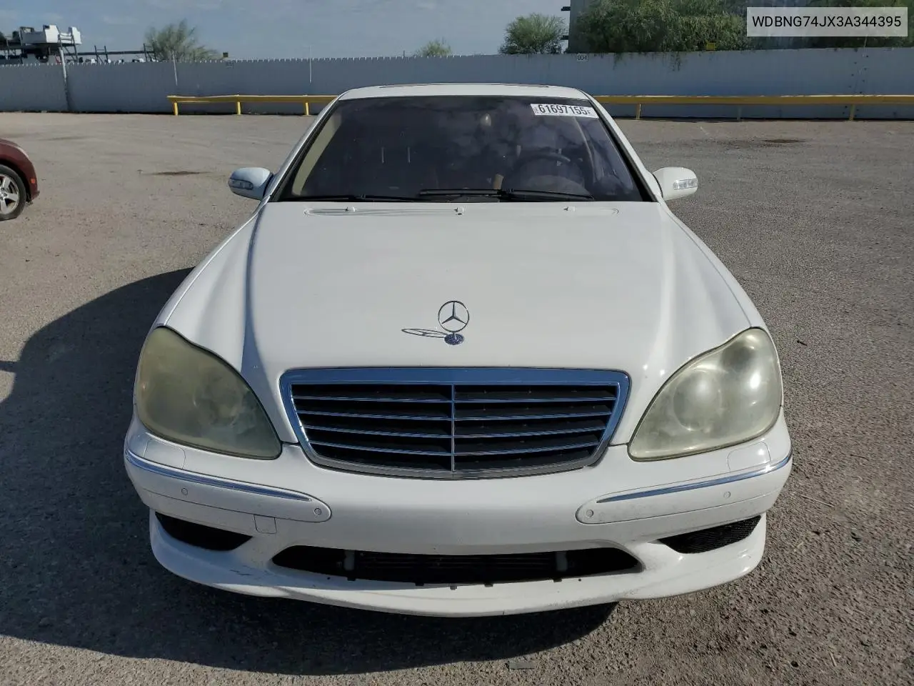 2003 Mercedes-Benz S 55 Amg VIN: WDBNG74JX3A344395 Lot: 61697155