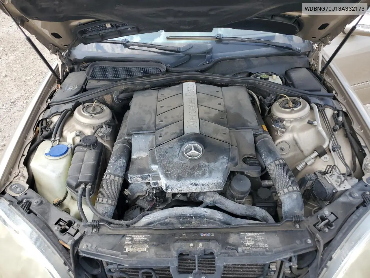 2003 Mercedes-Benz S 430 VIN: WDBNG70J13A332173 Lot: 62162275