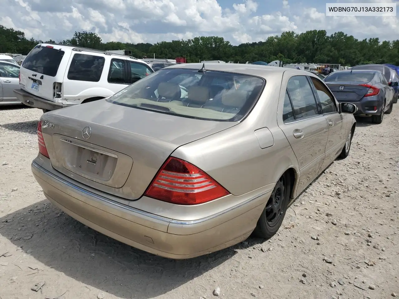 2003 Mercedes-Benz S 430 VIN: WDBNG70J13A332173 Lot: 62162275