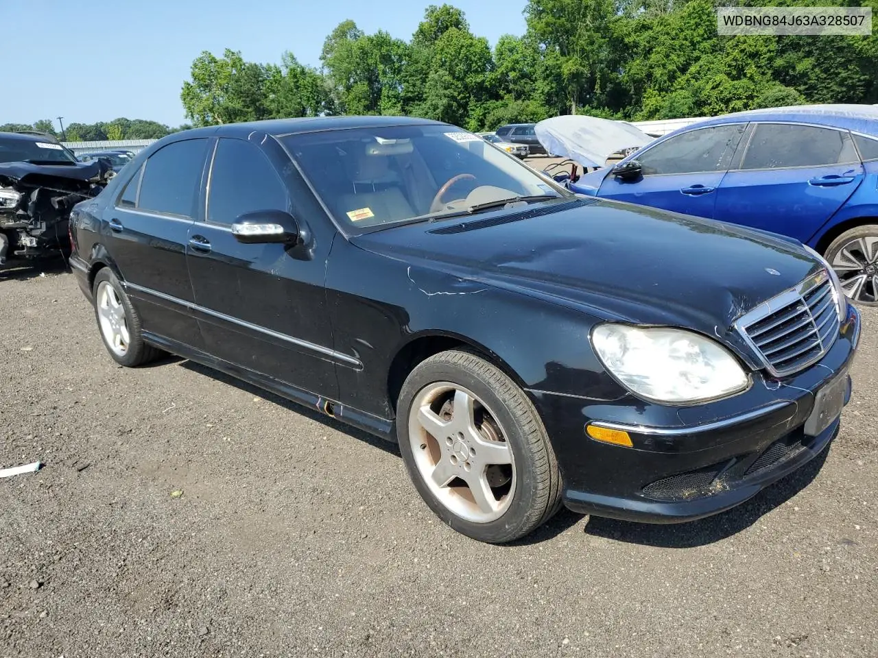 2003 Mercedes-Benz S 500 4Matic VIN: WDBNG84J63A328507 Lot: 62529355