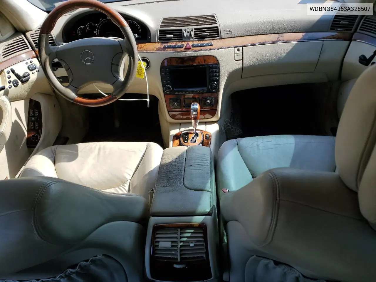 2003 Mercedes-Benz S 500 4Matic VIN: WDBNG84J63A328507 Lot: 62529355
