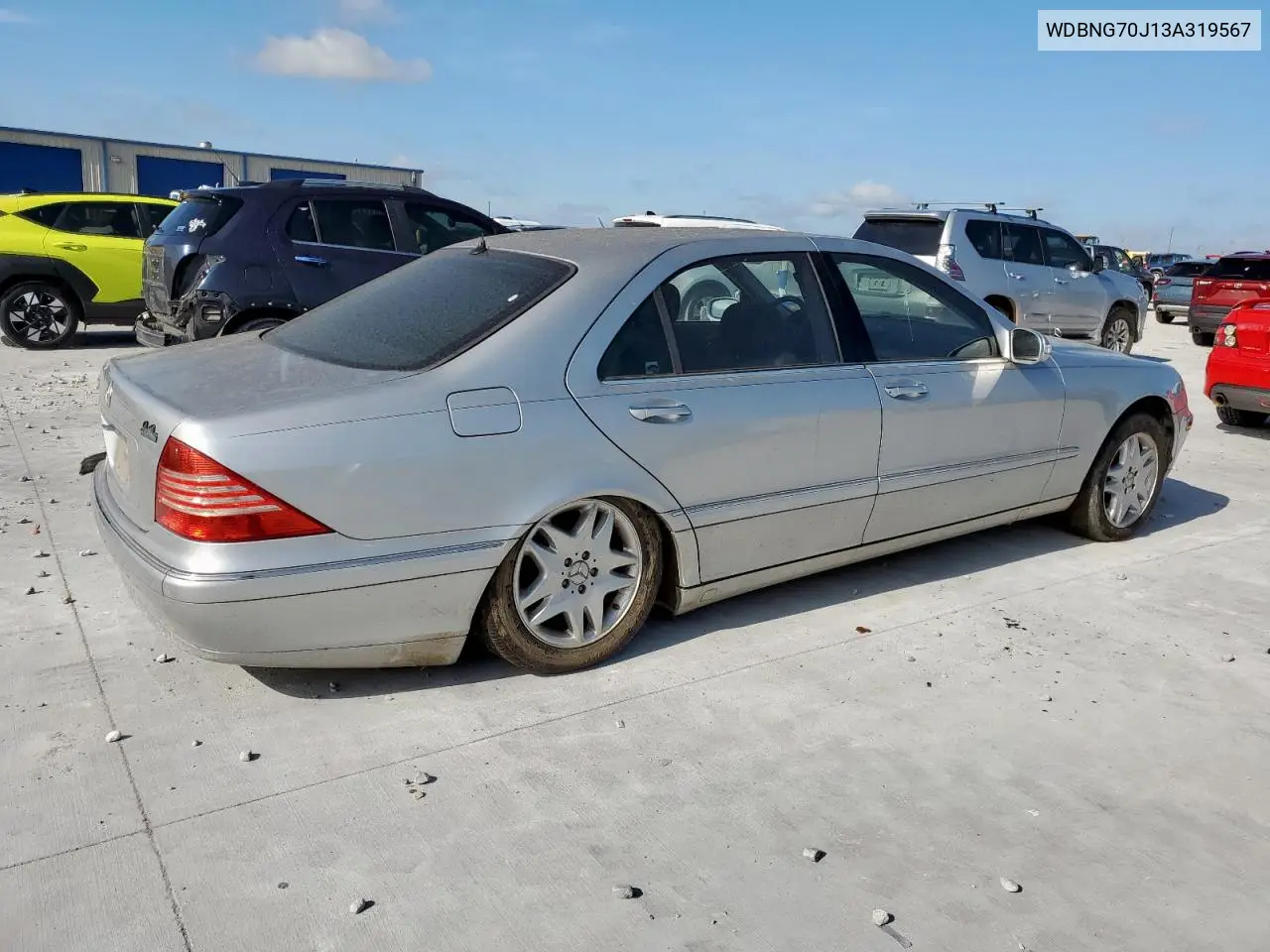 2003 Mercedes-Benz S 430 VIN: WDBNG70J13A319567 Lot: 62599715