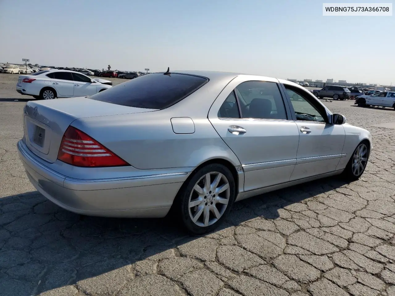 2003 Mercedes-Benz S 500 VIN: WDBNG75J73A366708 Lot: 63537625