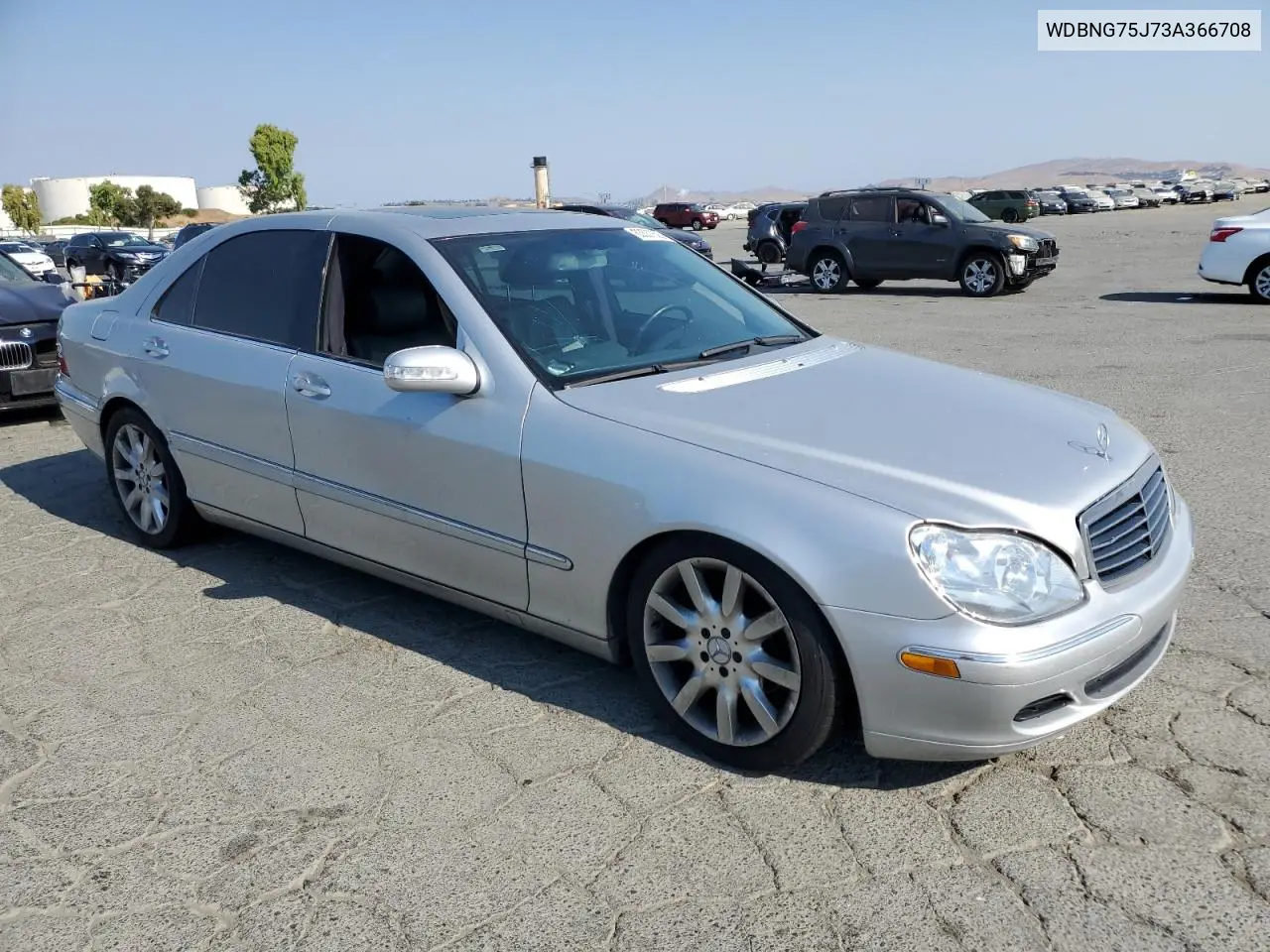 2003 Mercedes-Benz S 500 VIN: WDBNG75J73A366708 Lot: 63537625