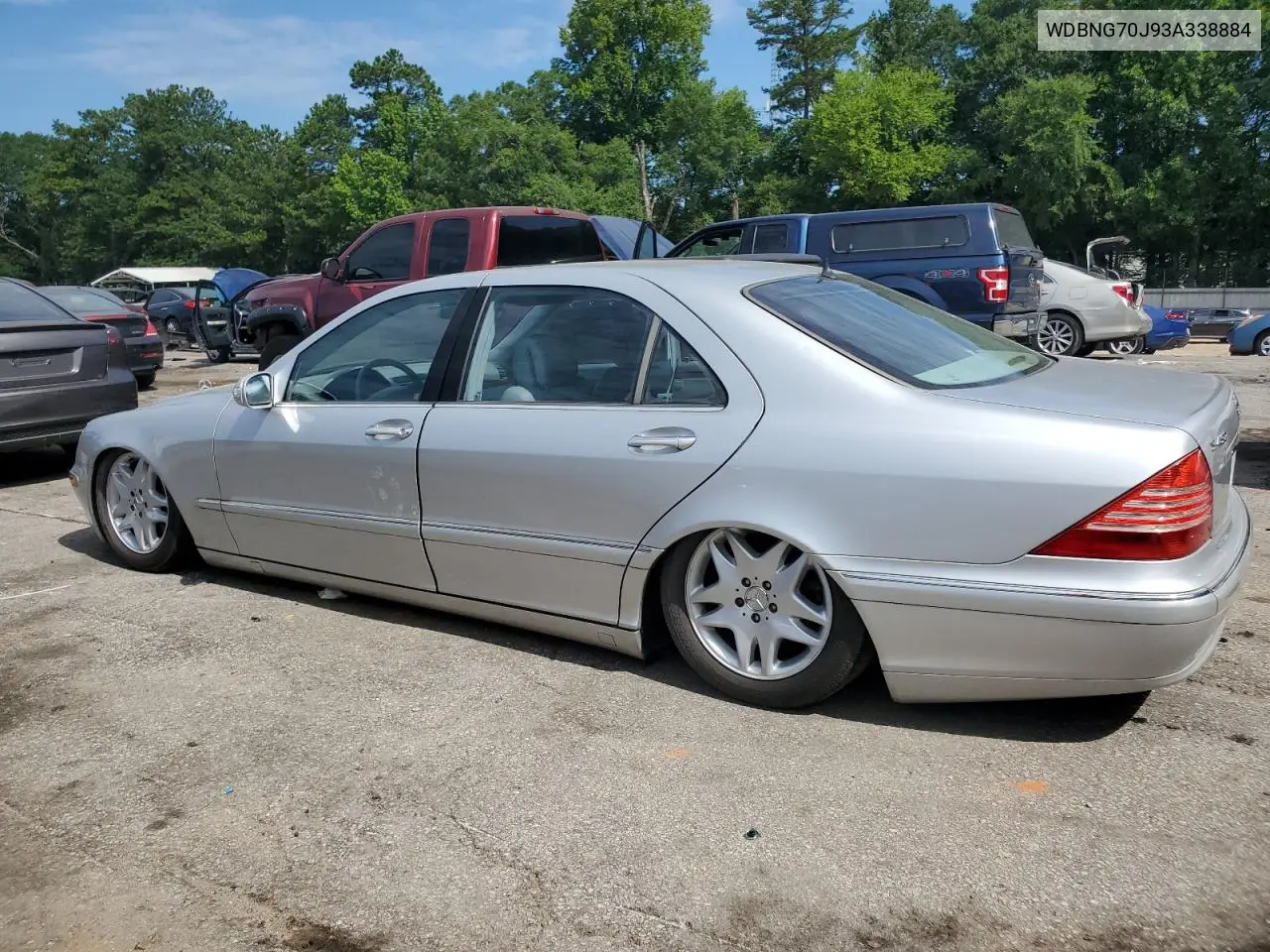 2003 Mercedes-Benz S 430 VIN: WDBNG70J93A338884 Lot: 64006285