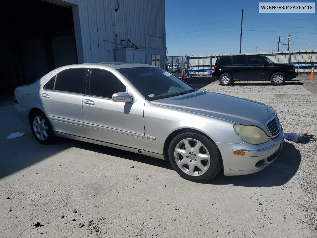 2003 Mercedes-Benz S 430 4Matic VIN: WDBNG83J43A366416 Lot: 64114115