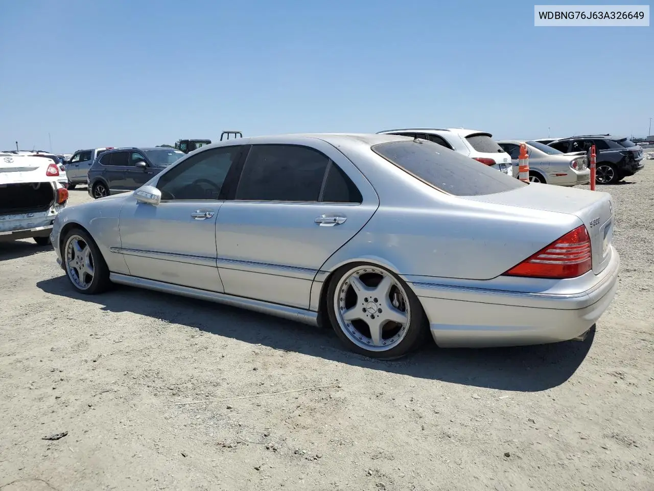2003 Mercedes-Benz S 600 VIN: WDBNG76J63A326649 Lot: 65467225