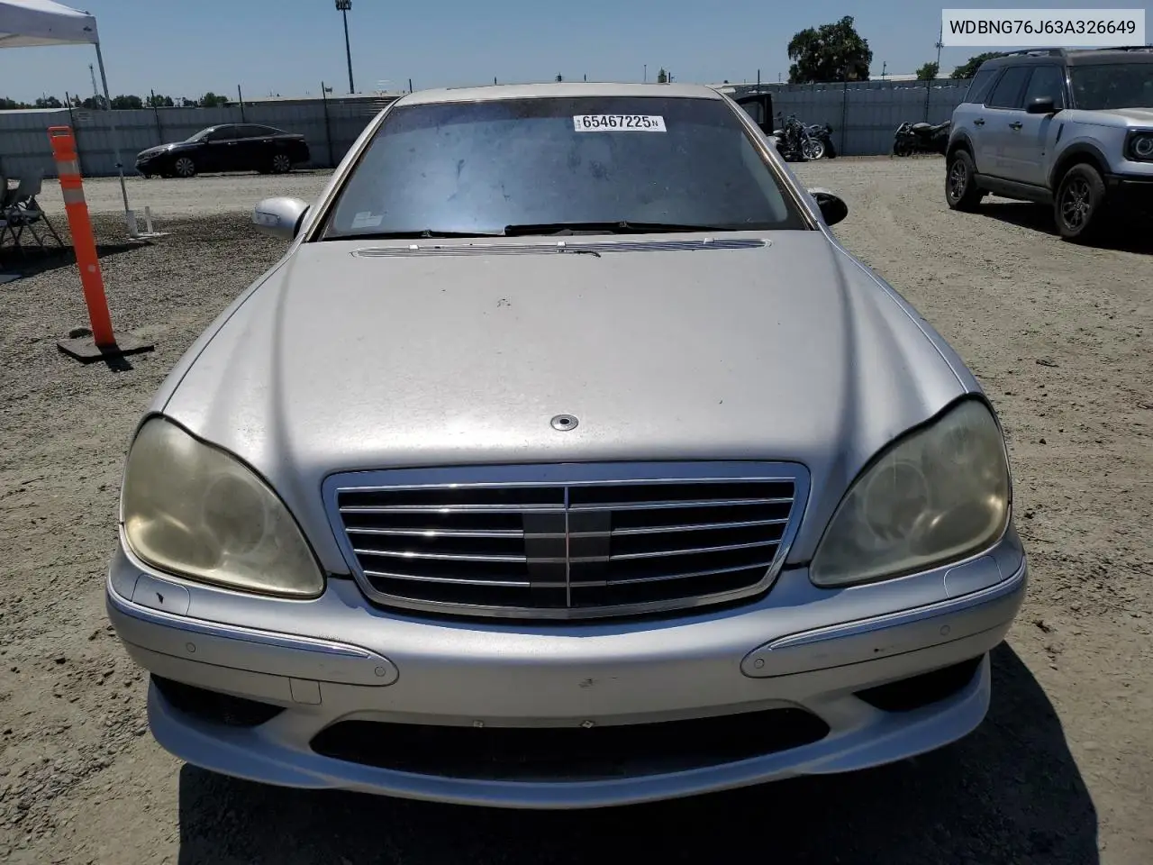 2003 Mercedes-Benz S 600 VIN: WDBNG76J63A326649 Lot: 65467225