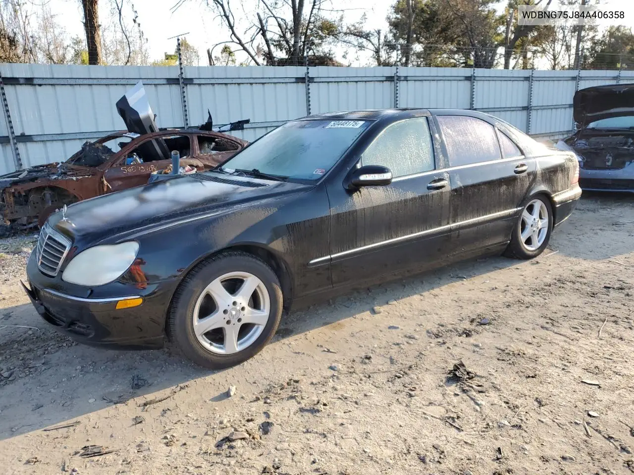 2004 Mercedes-Benz S 500 VIN: WDBNG75J84A406358 Lot: 50448175