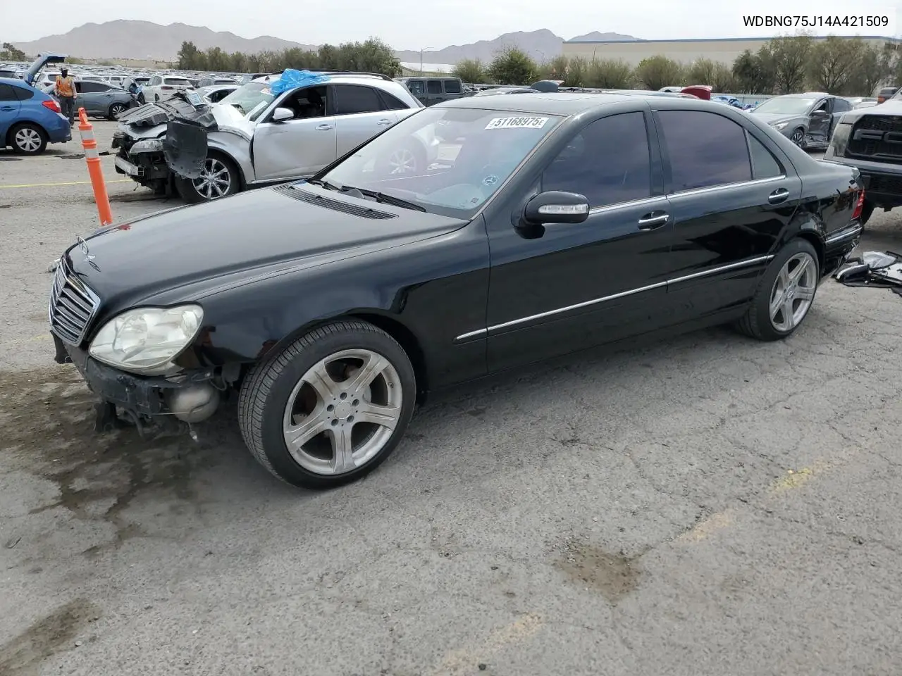 2004 Mercedes-Benz S 500 VIN: WDBNG75J14A421509 Lot: 51168975