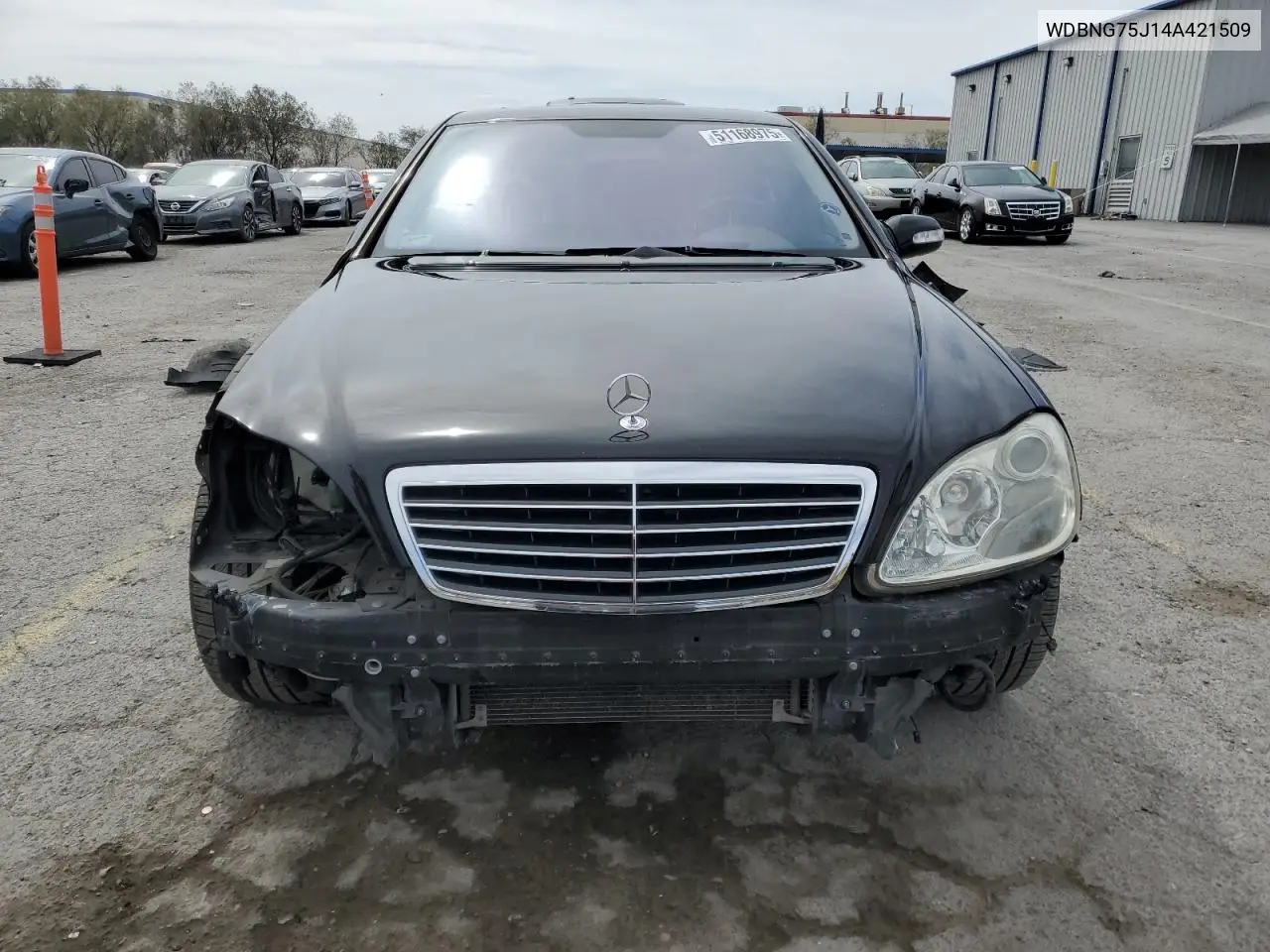 2004 Mercedes-Benz S 500 VIN: WDBNG75J14A421509 Lot: 51168975