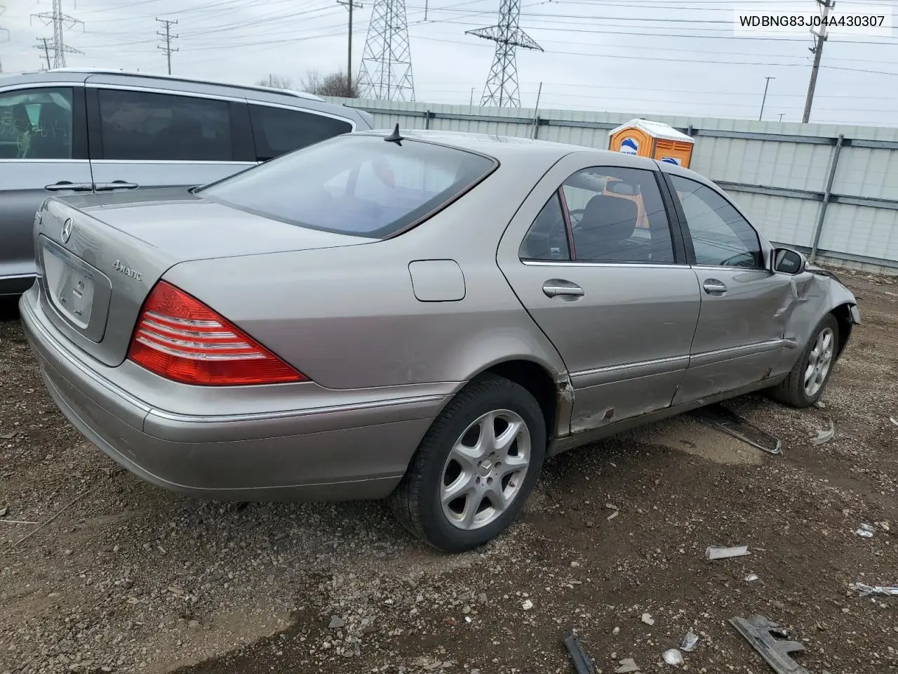 2004 Mercedes-Benz S 430 4Matic VIN: WDBNG83J04A430307 Lot: 52566765